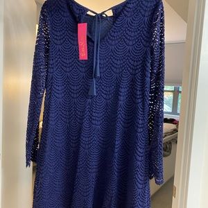 Lilly Pulitzer navy dress